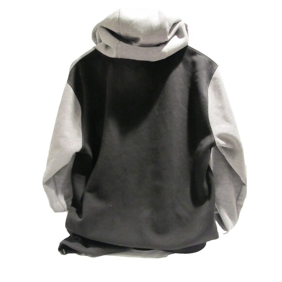 Aeropostale Hoodie Men’s Size M Pre-Owned Gray Black  Pullover Good Condition - Picture 7 of 8